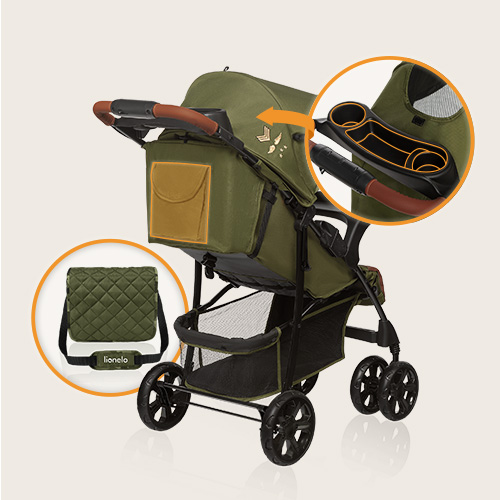 Lionelo Emma Plus Forest Green — Buggy